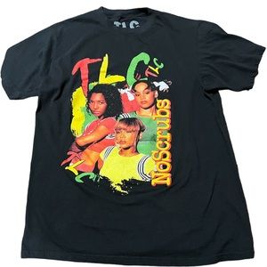 TLC black T-shirt, size medium